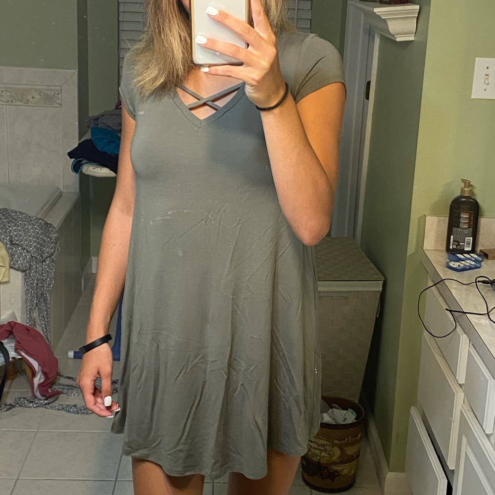 xs green dress